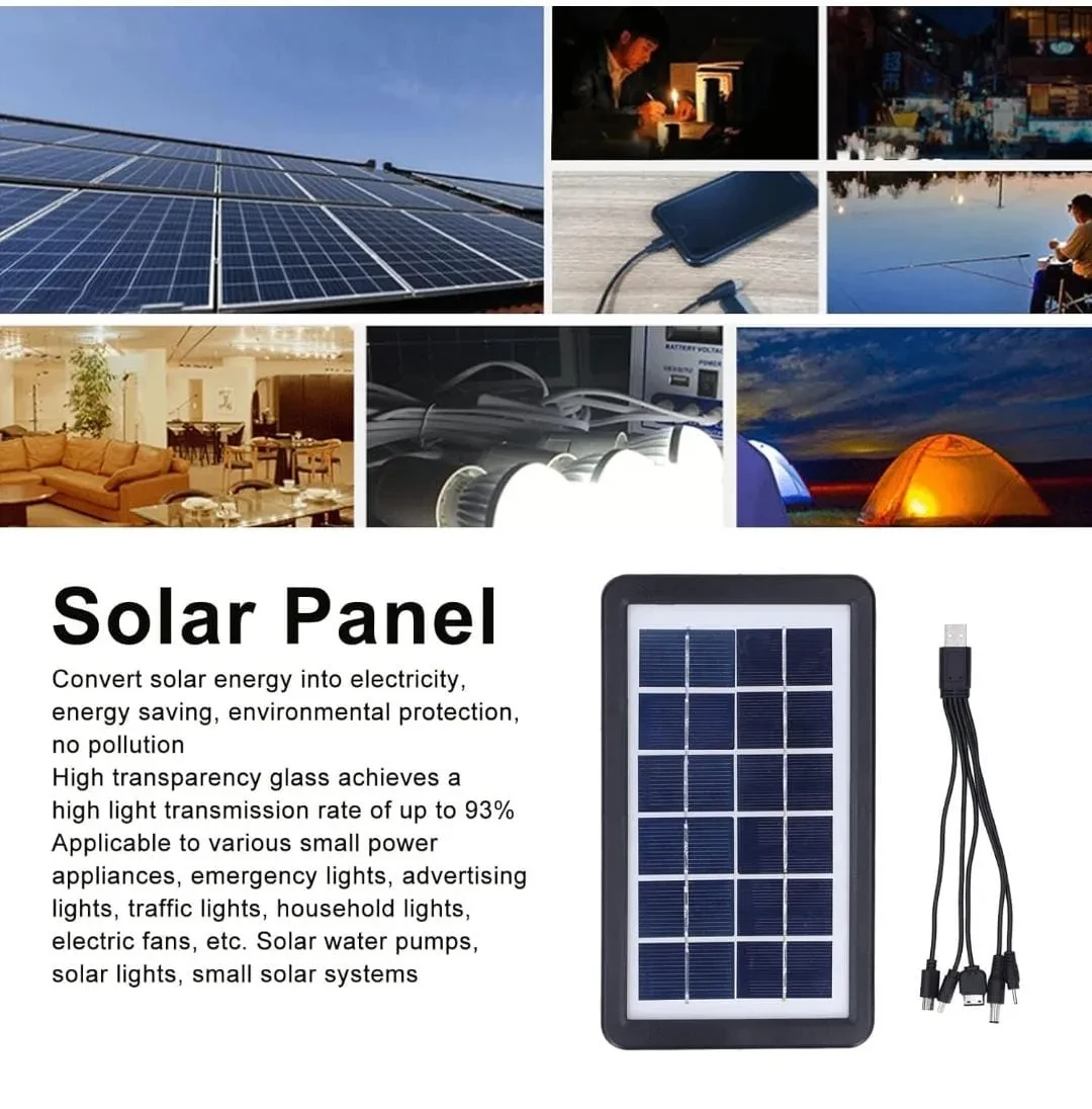 Multifunctional Solar Panel 3.8w 6v / cclamp / cl-638